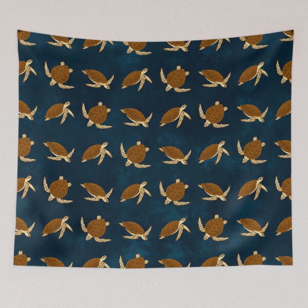 Item preview, Sea Turtle Pattern - Large designed and sold by HighwaterArt.
