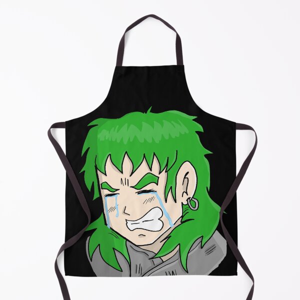 Item preview, Sad anime boy crying - Green Hair designed and sold by OooiChris.