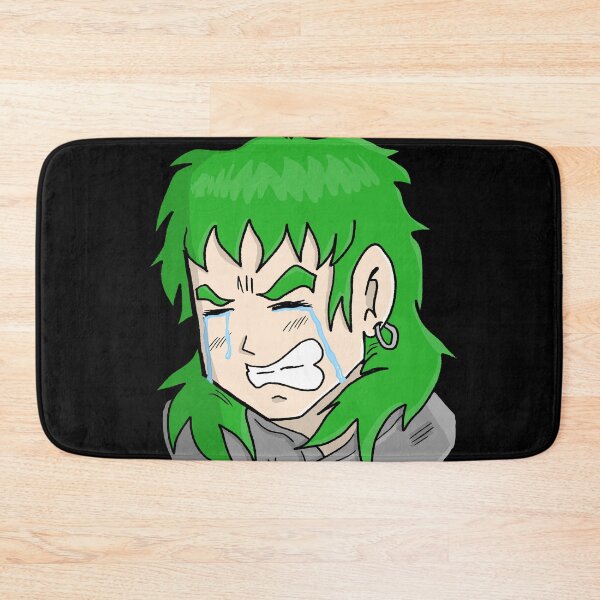 Item preview, Sad anime boy crying - Green Hair designed and sold by OooiChris.