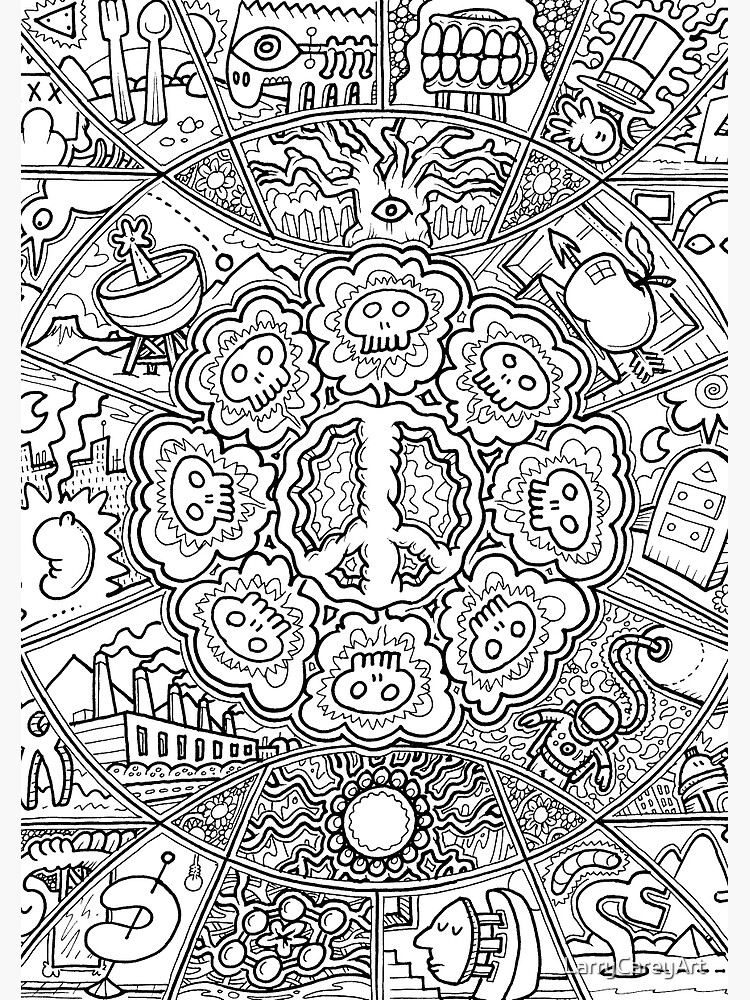 “Peace Sign Mandala” Spiral Notebook by LarryCareyArt | Redbubble