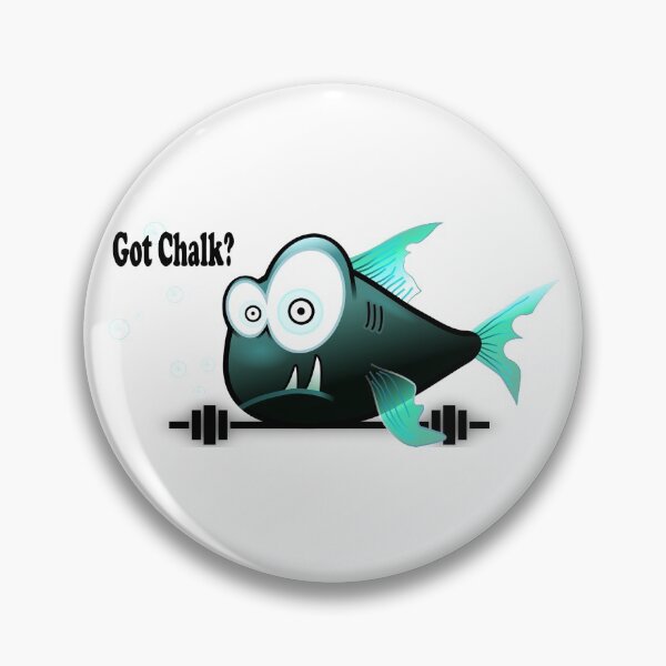 Item preview, Got Chalk Weightlifting Fish designed and sold by MUZA9.