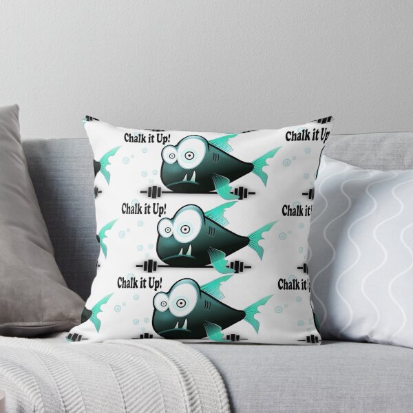 Item preview, Chalk it Up Weightlifting Fish designed and sold by MUZA9.