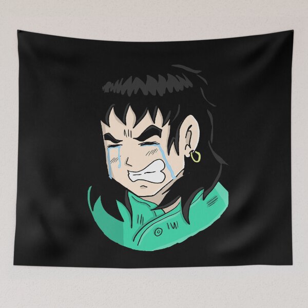 Item preview, Sad anime boy crying - Black Hair designed and sold by OooiChris.