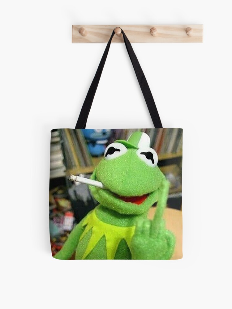 Talking Heads Kermit Parody Tote Bag