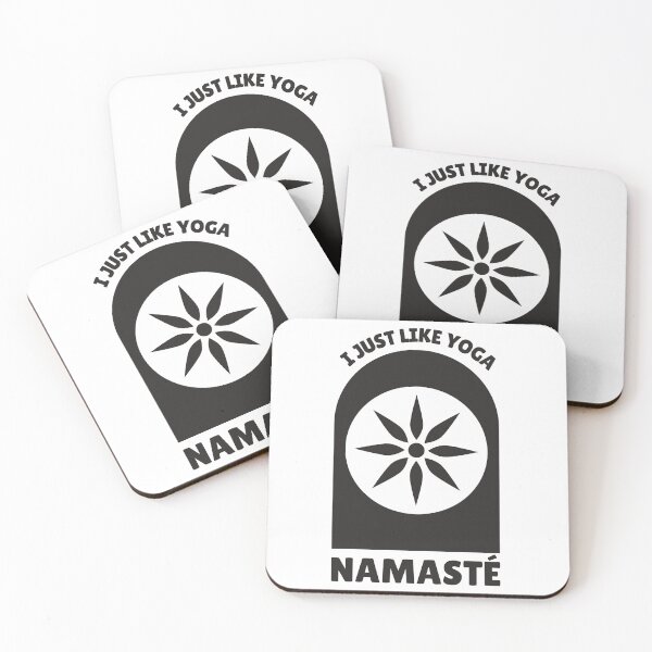 Item preview, I Just Like Yoga Namaste Meditation Saying designed and sold by DerEmmat.
