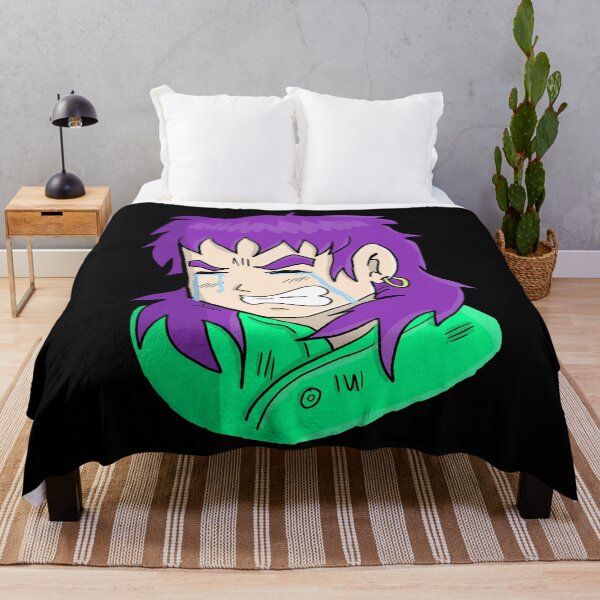 Item preview, Sad anime boy crying - Purple Hair designed and sold by OooiChris.
