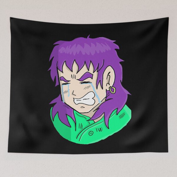 Item preview, Sad anime boy crying - Purple Hair designed and sold by OooiChris.