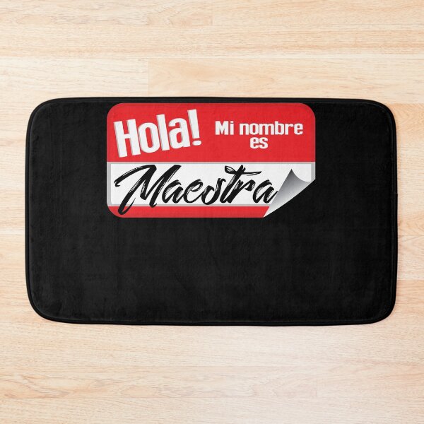 Item preview, Spanish Teacher Nametag – Maestra designed and sold by TrndSttr.