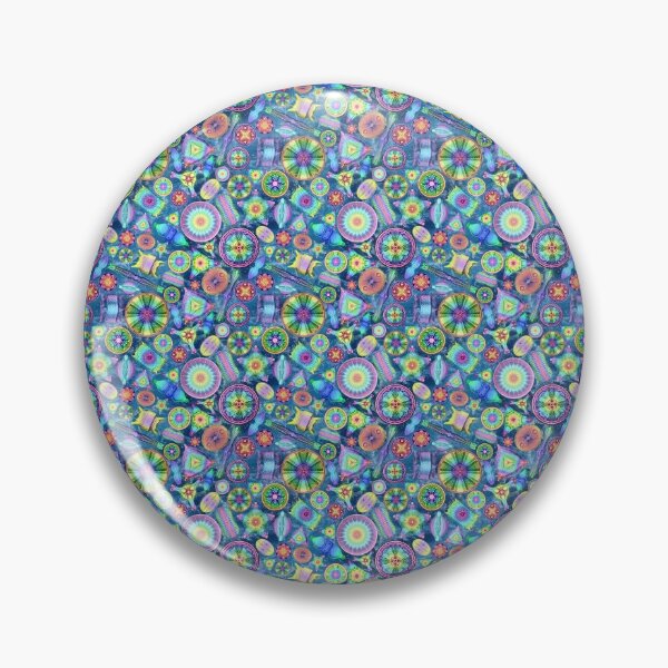 Item preview, Ernst Haeckel Rainbow Diatoms on Ocean Waves designed and sold by aimeewilson.