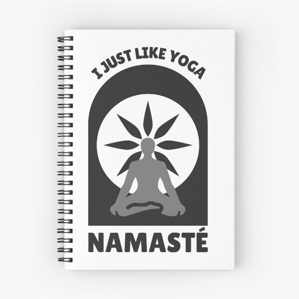 Item preview, I Just Like Yoga Namaste Meditation Saying designed and sold by DerEmmat.