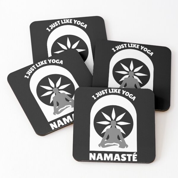 Item preview, I Just Like Yoga Namaste Meditation Saying designed and sold by DerEmmat.