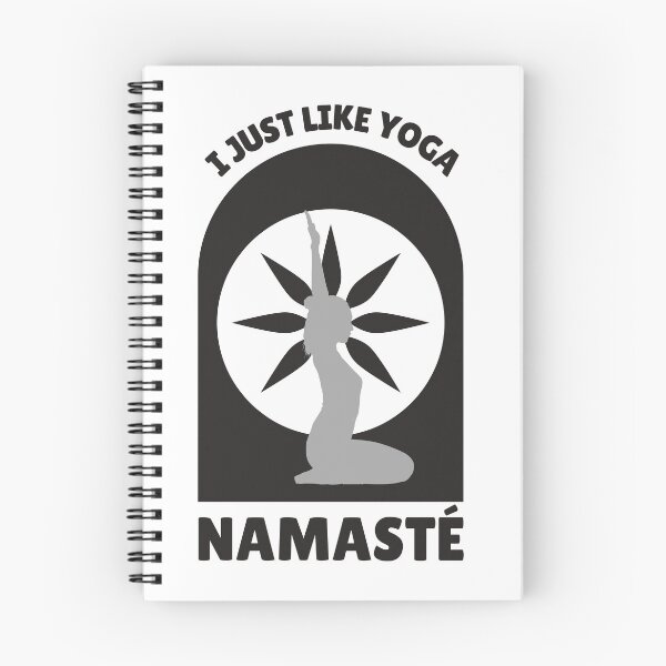 Item preview, I Just Like Yoga Namaste Meditation Saying designed and sold by DerEmmat.