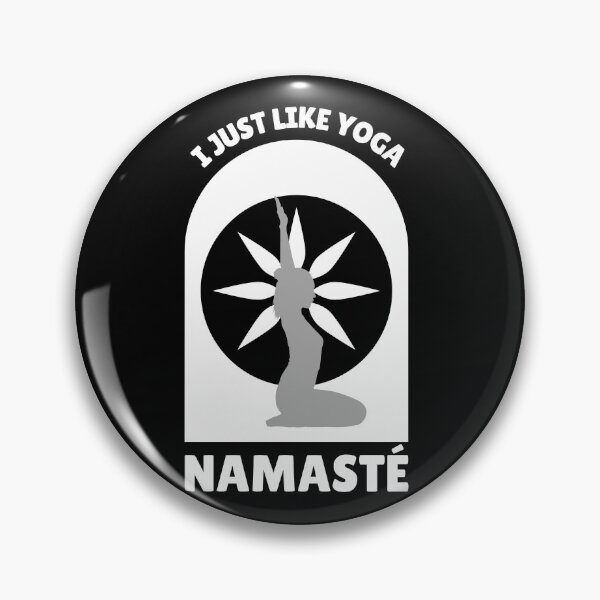 Item preview, I Just Like Yoga Namaste Meditation Saying designed and sold by DerEmmat.