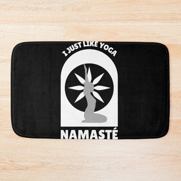 Item preview, I Just Like Yoga Namaste Meditation Saying designed and sold by DerEmmat.