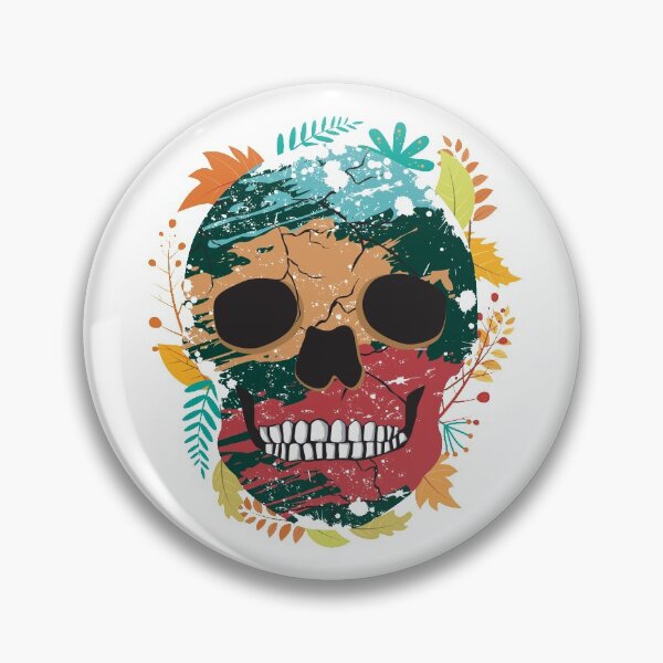Item preview, Colorful Distressed Skull   designed and sold by MHDesignstore.