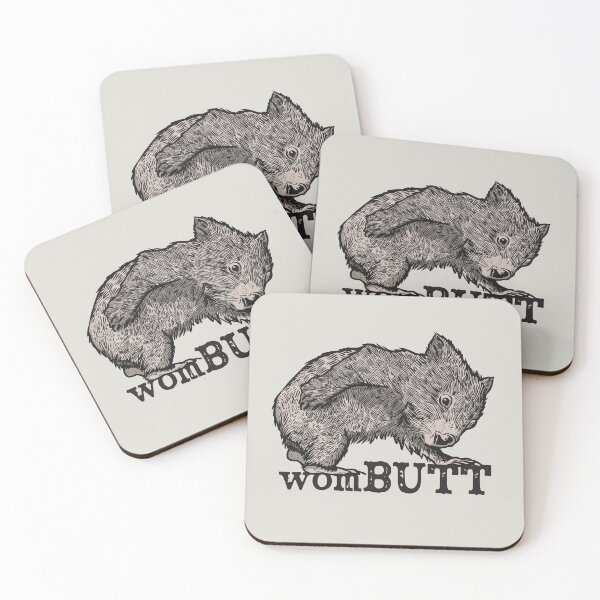 Item preview, Funny Wombat Pun - Wombutt designed and sold by TrendyWizard.