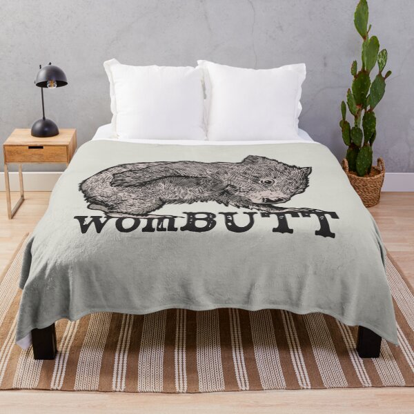 Item preview, Funny Wombat Pun - Wombutt designed and sold by TrendyWizard.