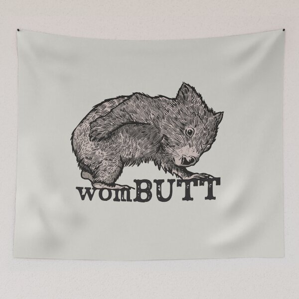 Item preview, Funny Wombat Pun - Wombutt designed and sold by TrendyWizard.