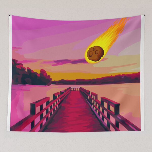 Item preview, Meteor hitting Lake designed and sold by ArcherAshleyArt.