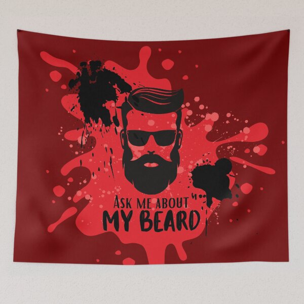 Item preview, Ask me about my beard designed and sold by indigofox-x.