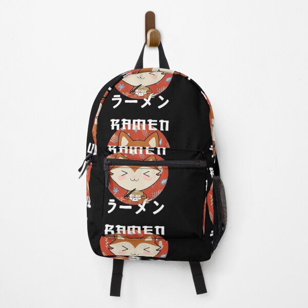 Item preview, a kawaii fox eating ramen designed and sold by samah82.