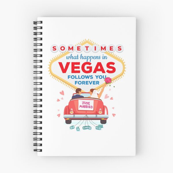 Item preview, Just Married, What Happens In Las Vegas... designed and sold by Maria Garcia.