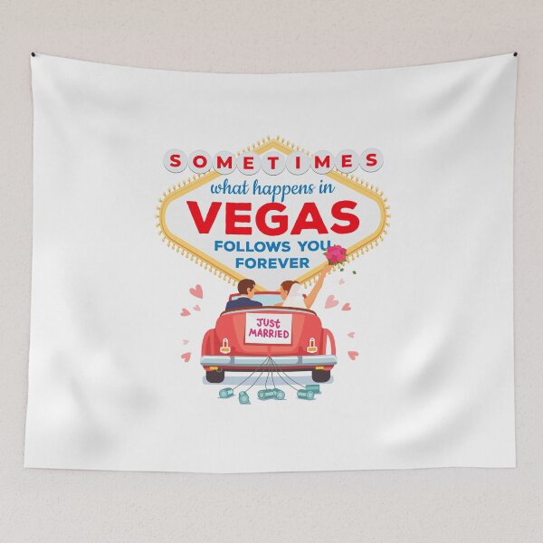 Item preview, Just Married, What Happens In Las Vegas... designed and sold by Maria Garcia.
