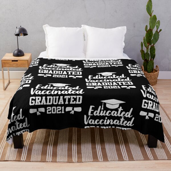 Item preview, Educated Vaccinated Graduated 2021 | Graduation Class designed and sold by GravitiTees.