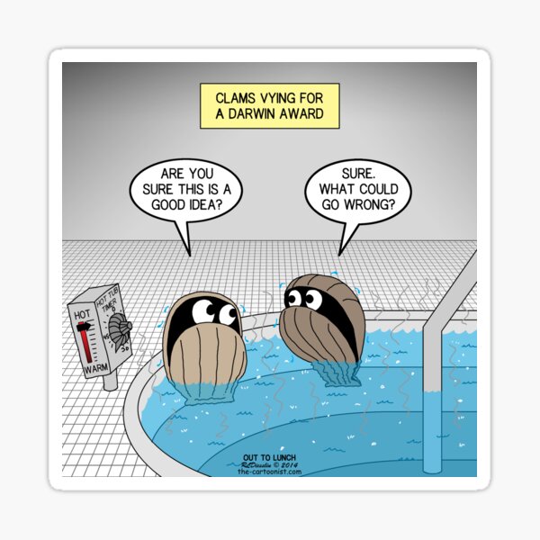 Clam Bake Hot Tub Sticker