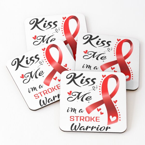 Item preview, Kiss Me I'm A Stroke Warrior designed and sold by hvoid41.