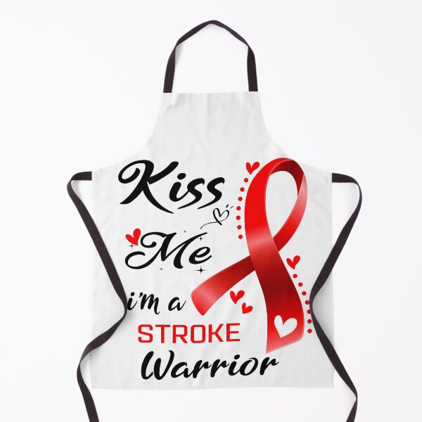 Item preview, Kiss Me I'm A Stroke Warrior designed and sold by hvoid41.
