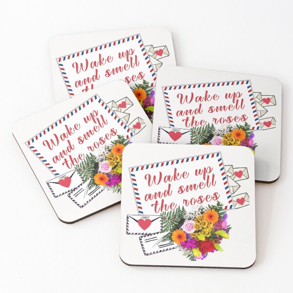 Artikelvorschau, Wake up and smell the roses entworfen und verkauft von dogcuddleralert.