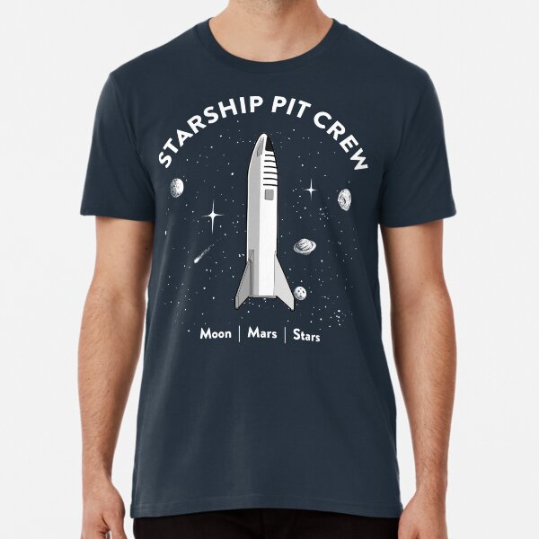 SpaceX Starship Pit Crew Premium T-Shirt