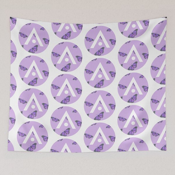 Item preview, Purple Butterflies Aveda Logo designed and sold by Dalaura.