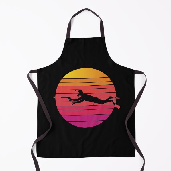 Item preview, Spearfishing Sunset Retro Vintage designed and sold by roocky.