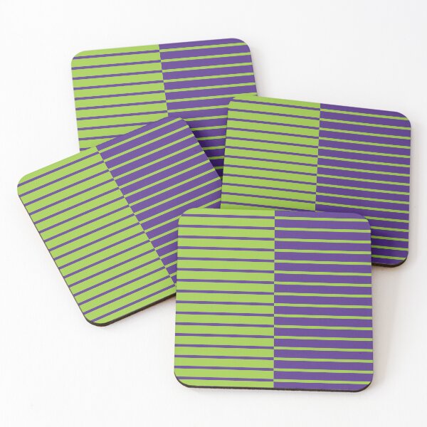 Item preview, Lime & Purple Crazy Stripes designed and sold by OddPop.