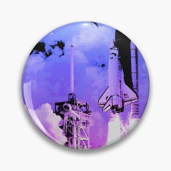 Item preview, Rocket Ship Launch, Colorful Blue, Purple, & Pink Gradient designed and sold by RamenPoodle.