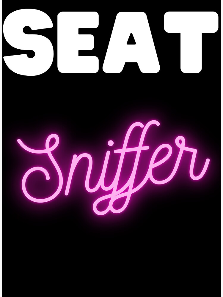 "Seat Sniffer" Sticker by Nadiaw98 Redbubble