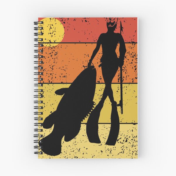 Item preview, Spear Fishing sunset Retro Vintage Color   designed and sold by roocky.