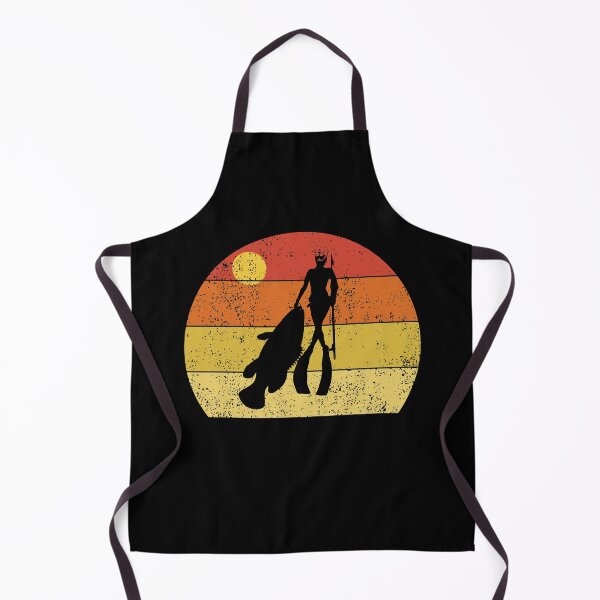 Item preview, Spear Fishing sunset Retro Vintage Color designed and sold by roocky.