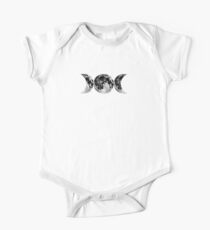 Triple Moon Goddess Symbol One Piece - Short Sleeve