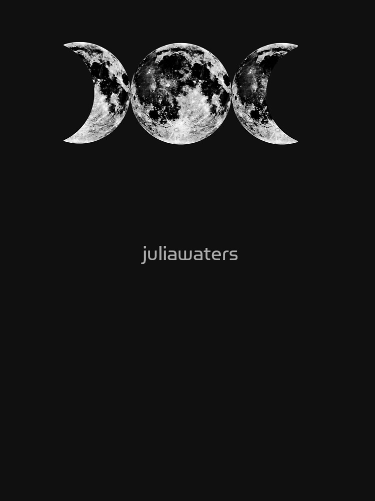 Triple Moon Goddess Symbol by juliawaters