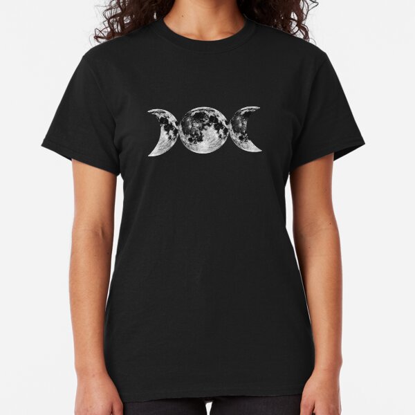Triple Moon Goddess Symbol Classic T-Shirt