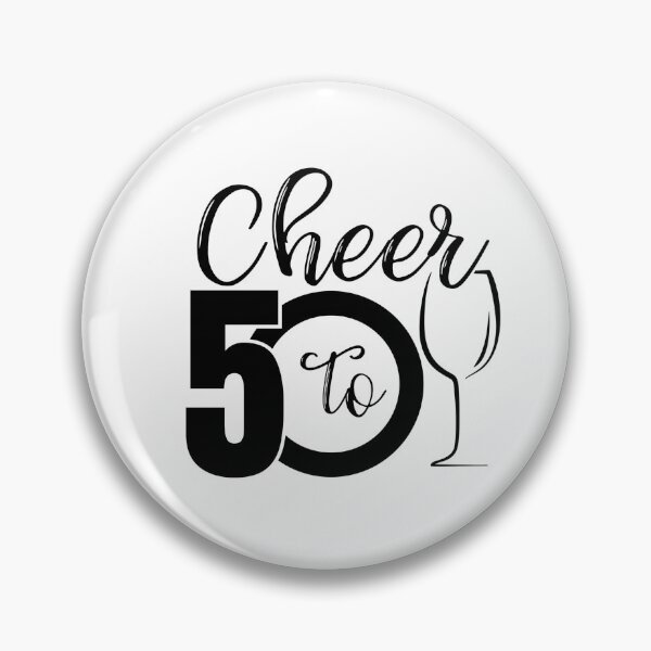 Item preview, Cheer to 50 designed and sold by SasKloset.
