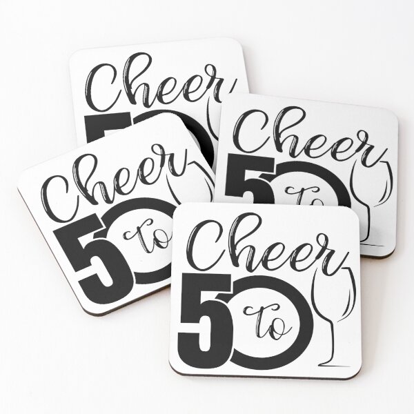 Item preview, Cheer to 50 designed and sold by SasKloset.