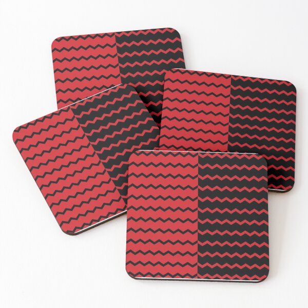 Item preview, Red & Black Crazy Chevron designed and sold by OddPop.