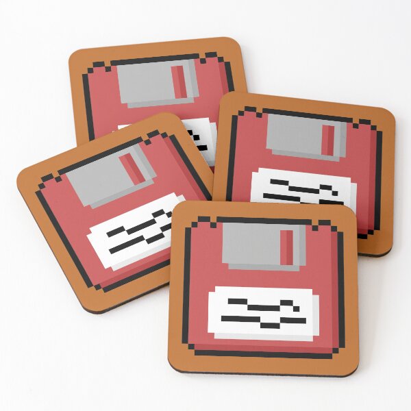 Item preview, Red Floppy Disk (8 Bit) designed and sold by Pixelsticks.