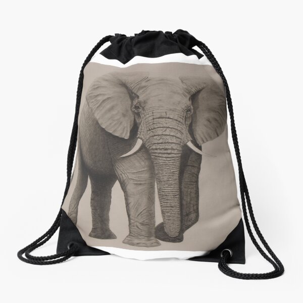 Emmaphant Drawstring Bag