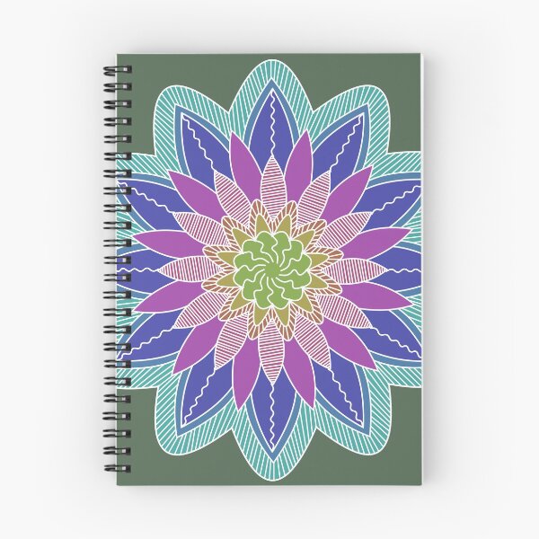 Item preview, Rainbow Flower Mandala designed and sold by 13thWiTCH.
