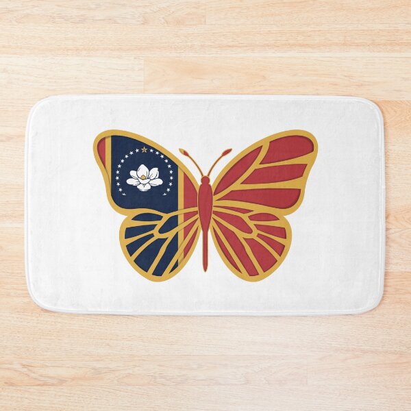 Item preview, State of Mississippi Flag Butterfly designed and sold by Gsallicat.